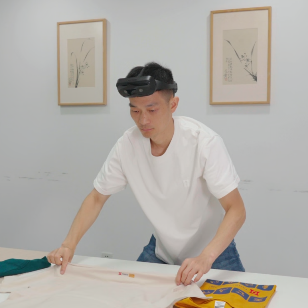 TOBI E6 头戴式 Ego 采集设备在真实采集现场