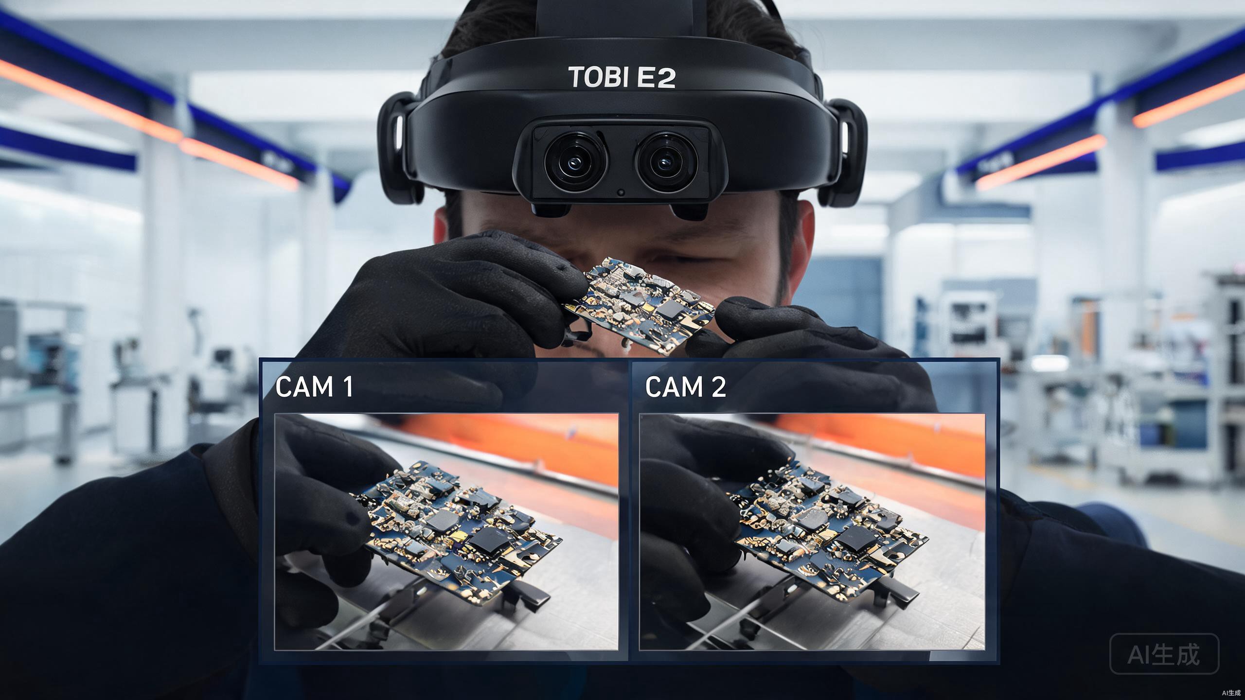 TOBI E2 工业场景中的 Ego-Exo 多视角同步采集